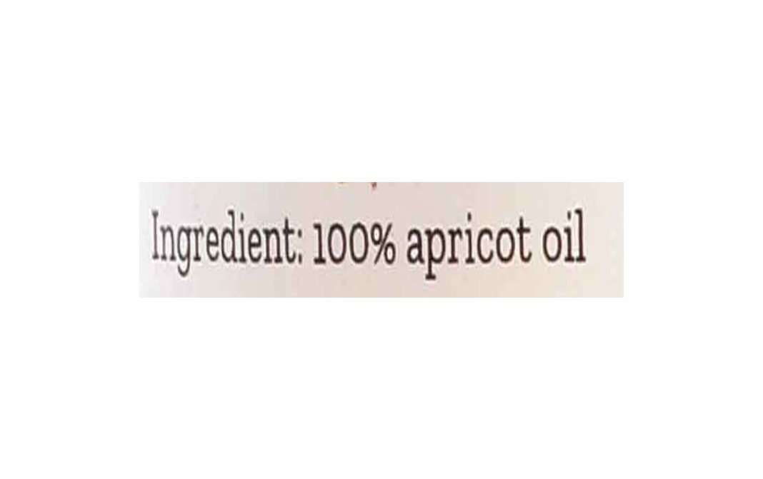 Conscious Food Apricot Oil Natural+Cold-Pressed   Pack  100 millilitre